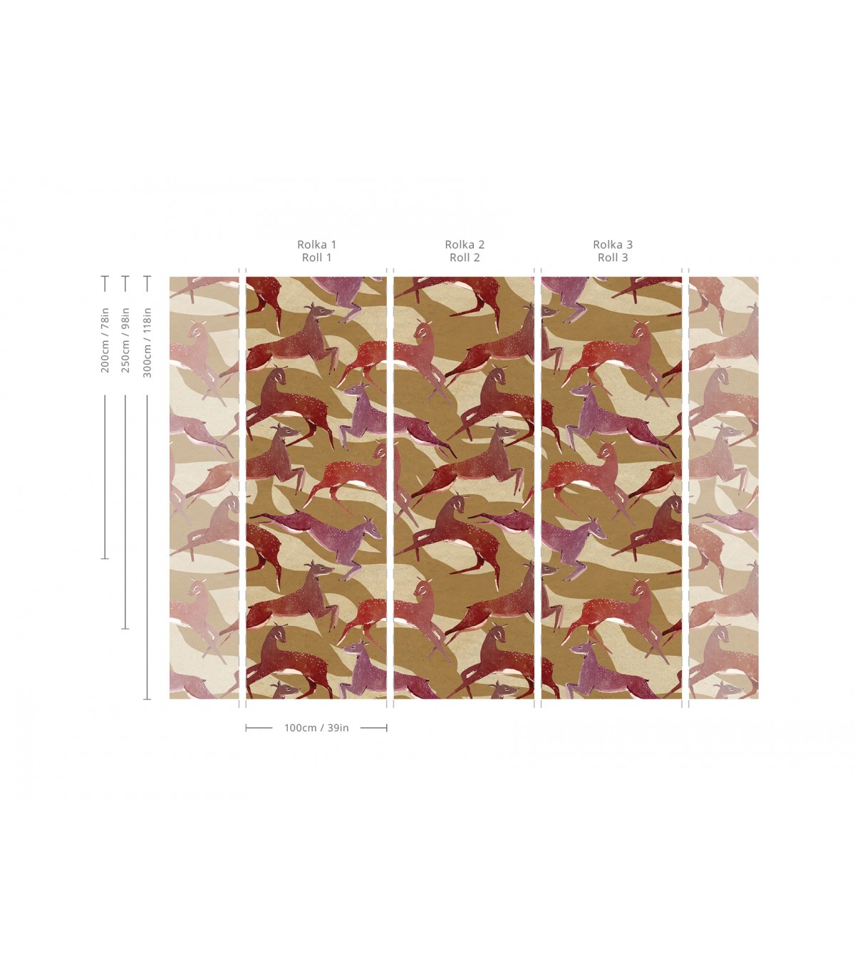 Roe deer wallpaper - Wallcolors  - Exclusive Wallpapers