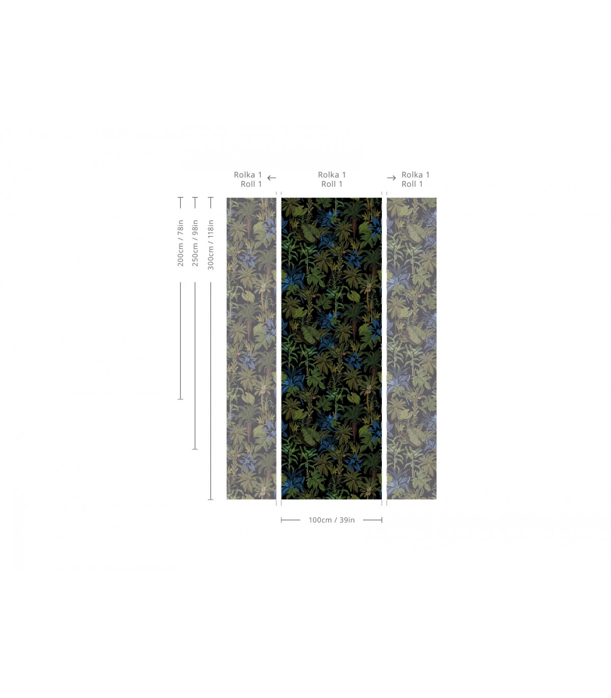 Thick Forest Tapete - Wallcolors  - Exklusive Hintergrundbilder