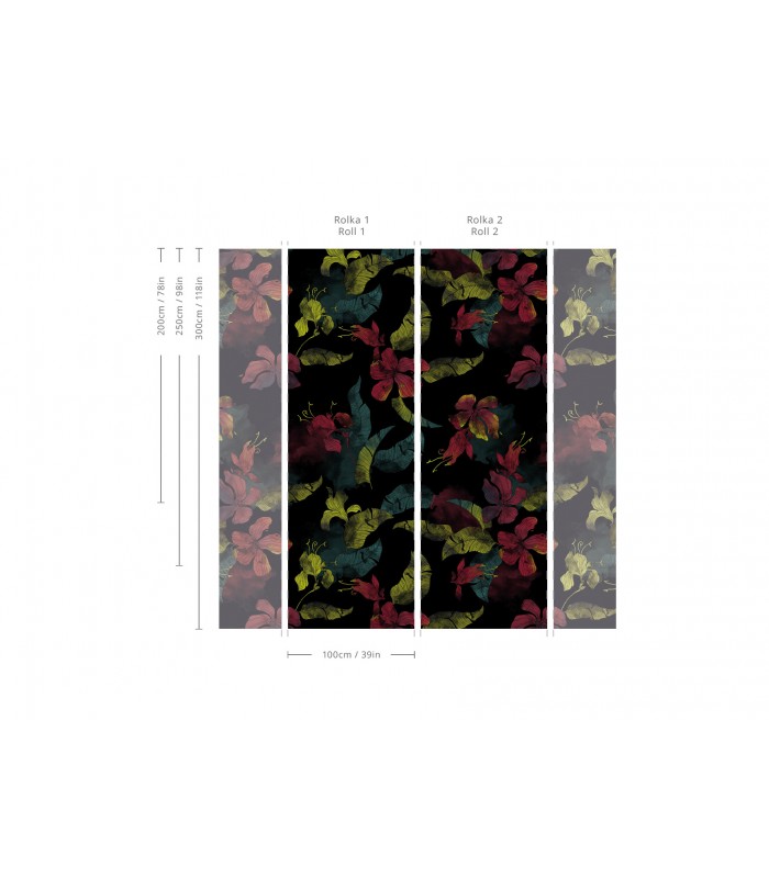 Tapeta Lilies - Wallcolors - Ekskluzywne Tapety