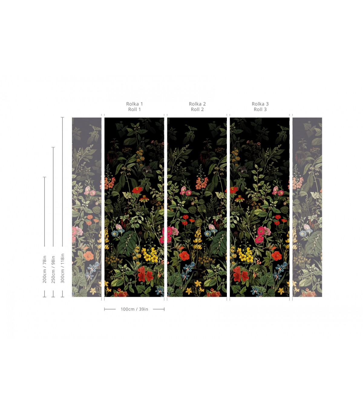 Dark Meadow wallpaper - Wallcolors  - Exclusive Wallpapers