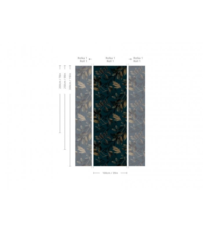 Tapeta Olive Branch - Wallcolors - Ekskluzywne Tapety