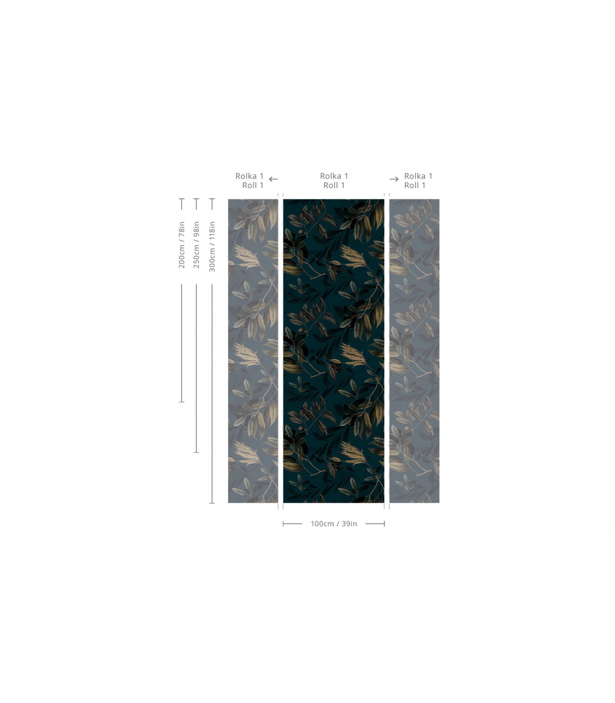 Olive Branch Tapete - Wallcolors  - Exklusive Hintergrundbilder