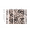 Crows Beige Tapete - Wallcolors  - Exklusive Hintergrundbilder