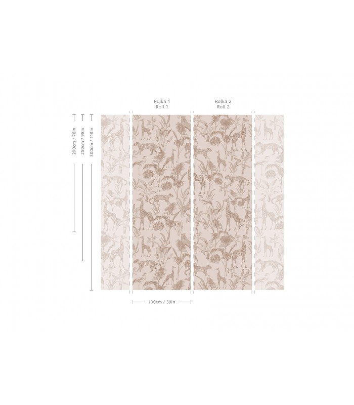 Tapeta Safari Beige - Wallcolors - Ekskluzywne Tapety