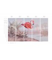 Tapeta Crimson Flamingo Pink - Wallcolors - Ekskluzywne Tapety