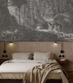 Palms and cats Tapete - Wallcolors  - Exklusive Hintergrundbilder