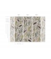 Calm Heron Beige wallpaper - Wallcolors  - Exclusive Wallpapers