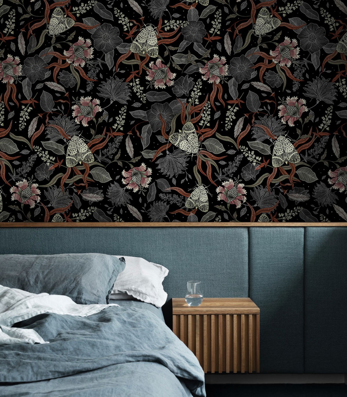 Moth wallpaper - Wallcolors  - Exclusive Wallpapers