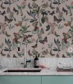 Butterfly Rowan Pink wallpaper - Wallcolors  - Exclusive Wallpapers