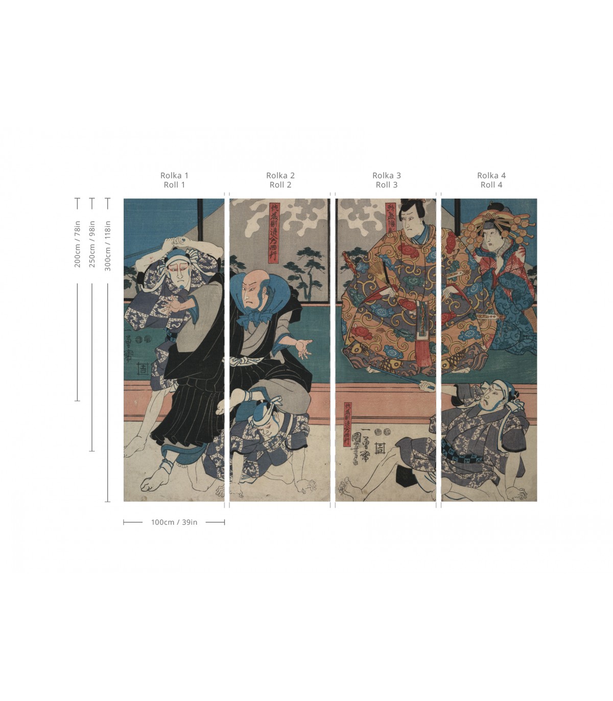Zen Warriors wallpaper - Wallcolors  - Exclusive Wallpapers