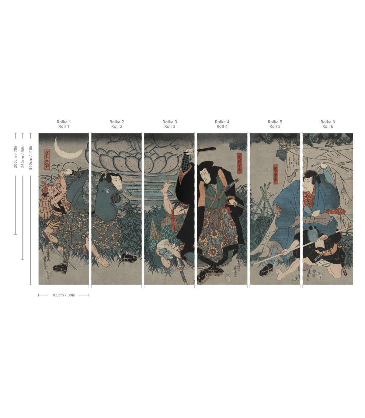 Samurai Saga wallpaper - Wallcolors  - Exclusive Wallpapers