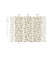 Tapeta Vintage animals beige - Wallcolors - Ekskluzywne Tapety