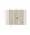 Vintage botanic light brown tapete - Wallcolors  - Exklusive Hintergrundbilder