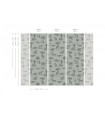 Vintage animals light mint wallpaper - Wallcolors  - Exclusive Wallpapers