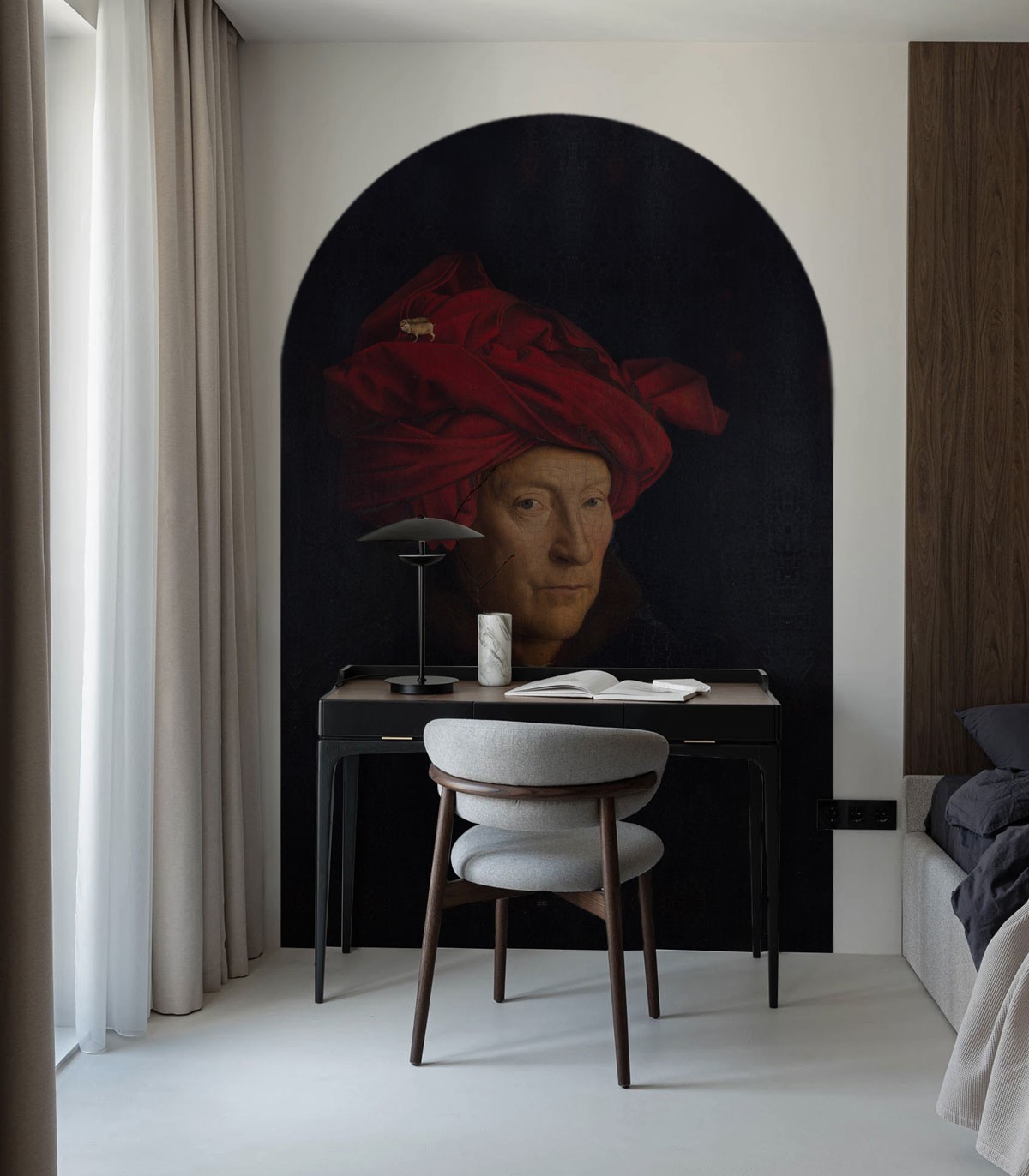 Arch → Elegant Arch-Shaped Wall Decor → wallcolors.com