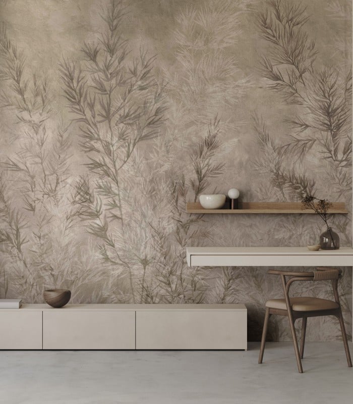 Tapeta Dry grass beige - Wallcolors - Ekskluzywne Tapety