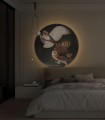 Dots Lighting Owls - Wallcolors  - Exclusive Wallpapers