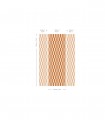 Tetris Stripe Terracotta tapete - Wallcolors  - Exklusive Hintergrundbilder