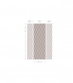 Tetris Stripe Burgundy tapete - Wallcolors  - Exklusive Hintergrundbilder