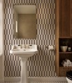 Tetris Stripe Burgundy tapete