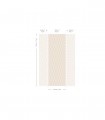Tetris Stripe Pink tapete - Wallcolors  - Exklusive Hintergrundbilder