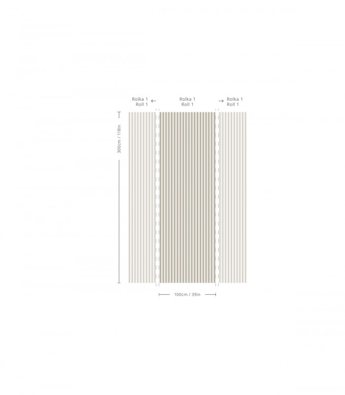 Tapeta Minimal Stripe - Wallcolors - Ekskluzywne Tapety