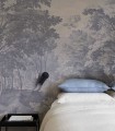 Tapeta Timeless Trees Blue - Wallcolors - Ekskluzywne Tapety