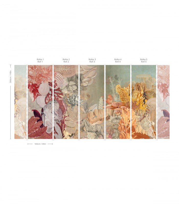 Tapeta Coral Mirage - Wallcolors - Ekskluzywne Tapety