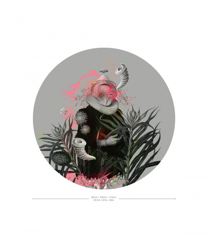 Dots Lady Medusa Gray - Wallcolors - Ekskluzywne Tapety