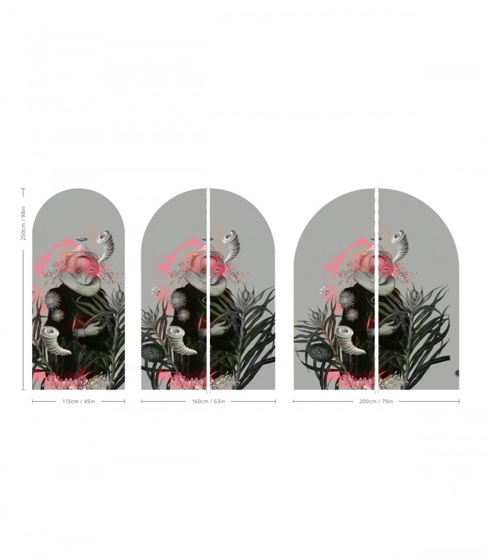 Arch Lady Medusa Gray - Wallcolors - Ekskluzywne Tapety