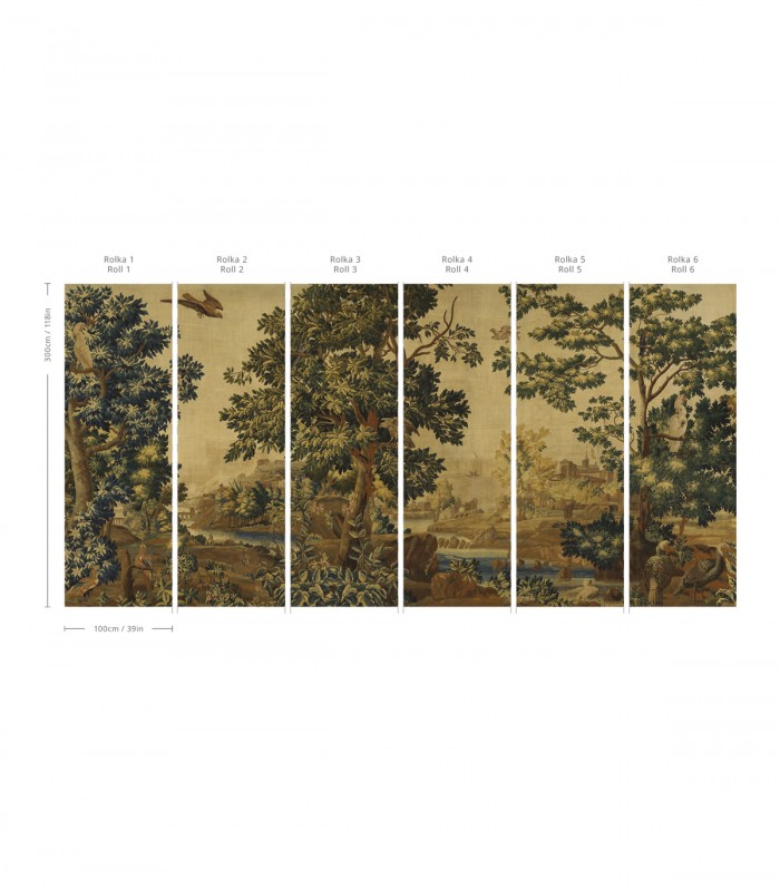 Tapeta Whispering Garden - Wallcolors - Ekskluzywne Tapety