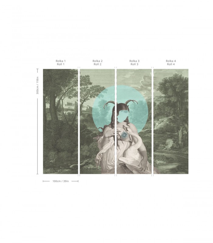 Tapeta Zodiac Muse - Wallcolors - Ekskluzywne Tapety