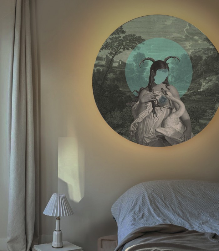 Dots Lighting Zodiac Muse - Wallcolors  - Exklusive Hintergrundbilder