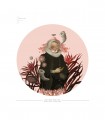 Dots Lighting Lady Medusa Pink - Wallcolors  - Exklusive Hintergrundbilder