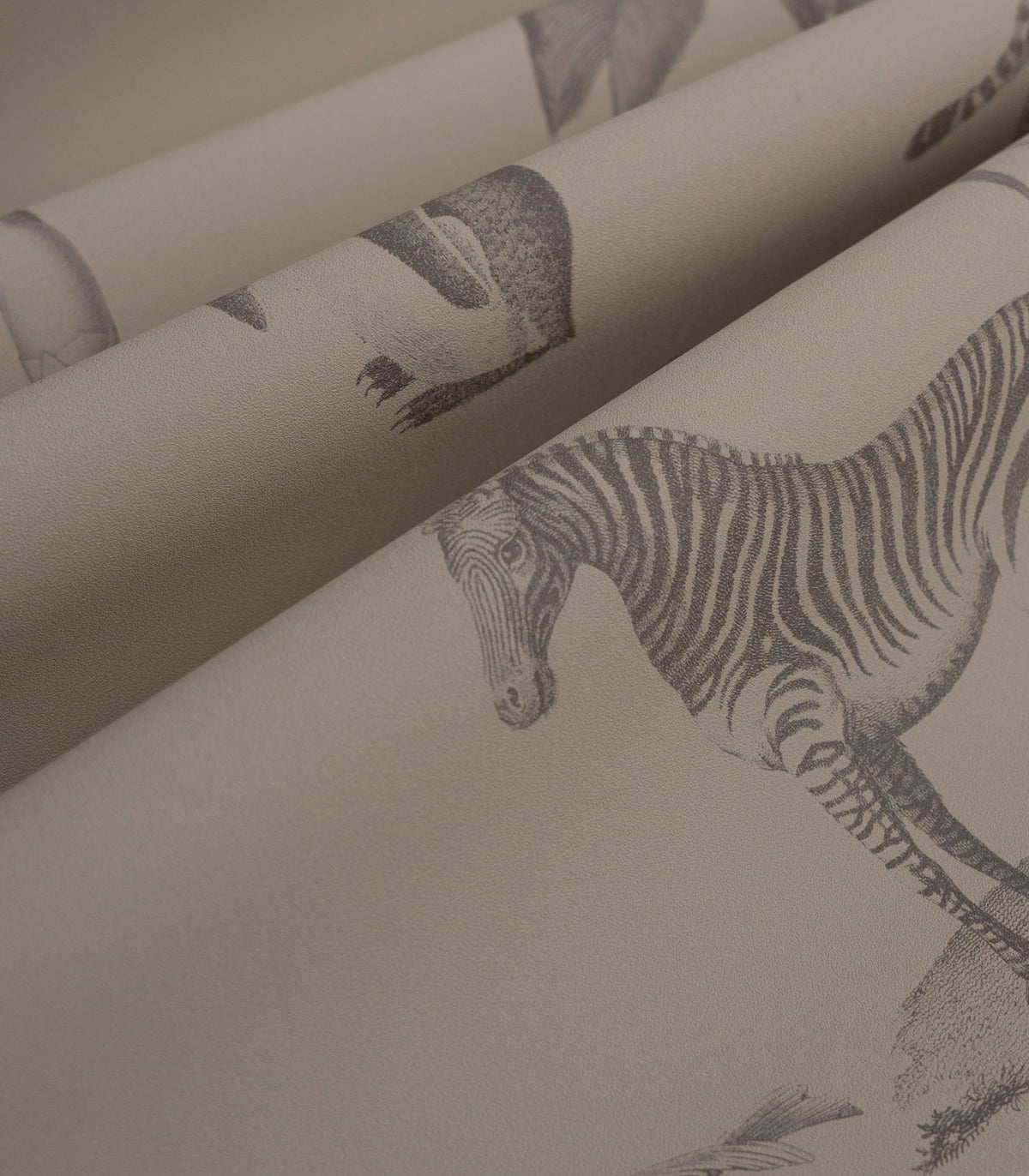 Tapeta Vintage animals beige