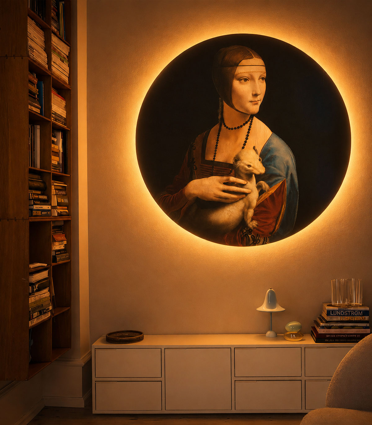Dots Lighting Lady with an Ermine