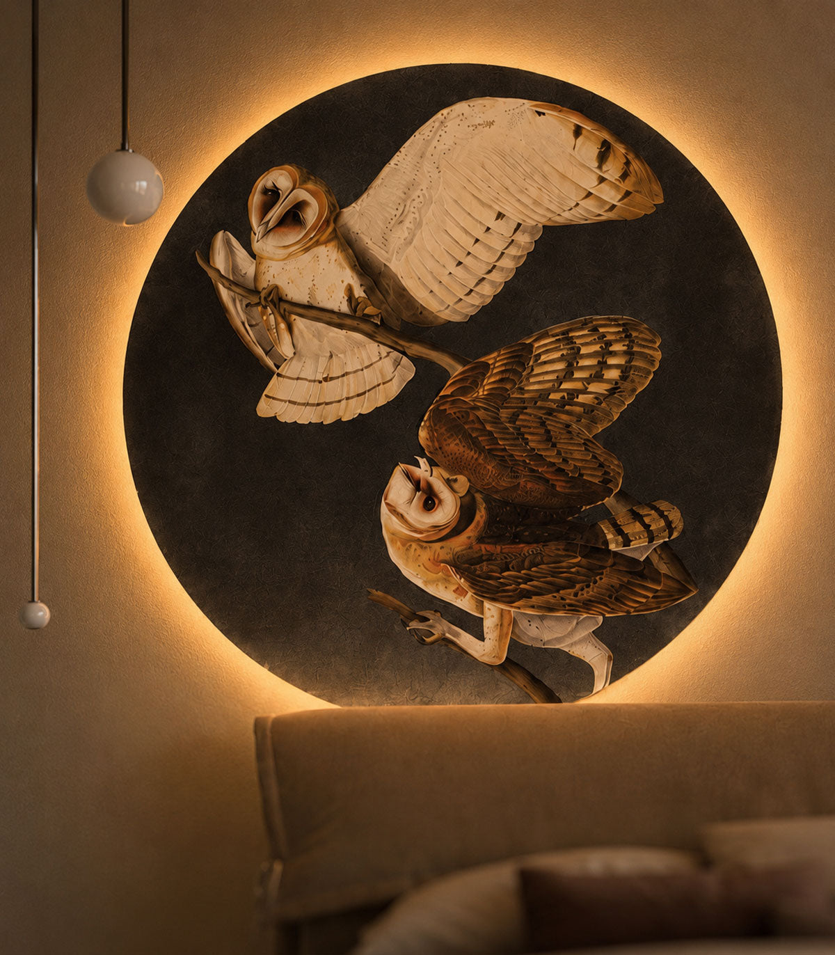 Dots Lighting Owls