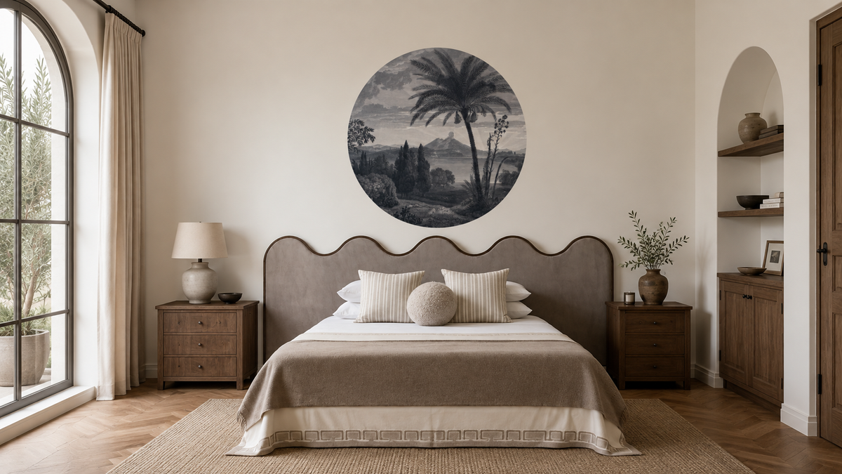 Dots Lighting Tropical Volcano Vista azul