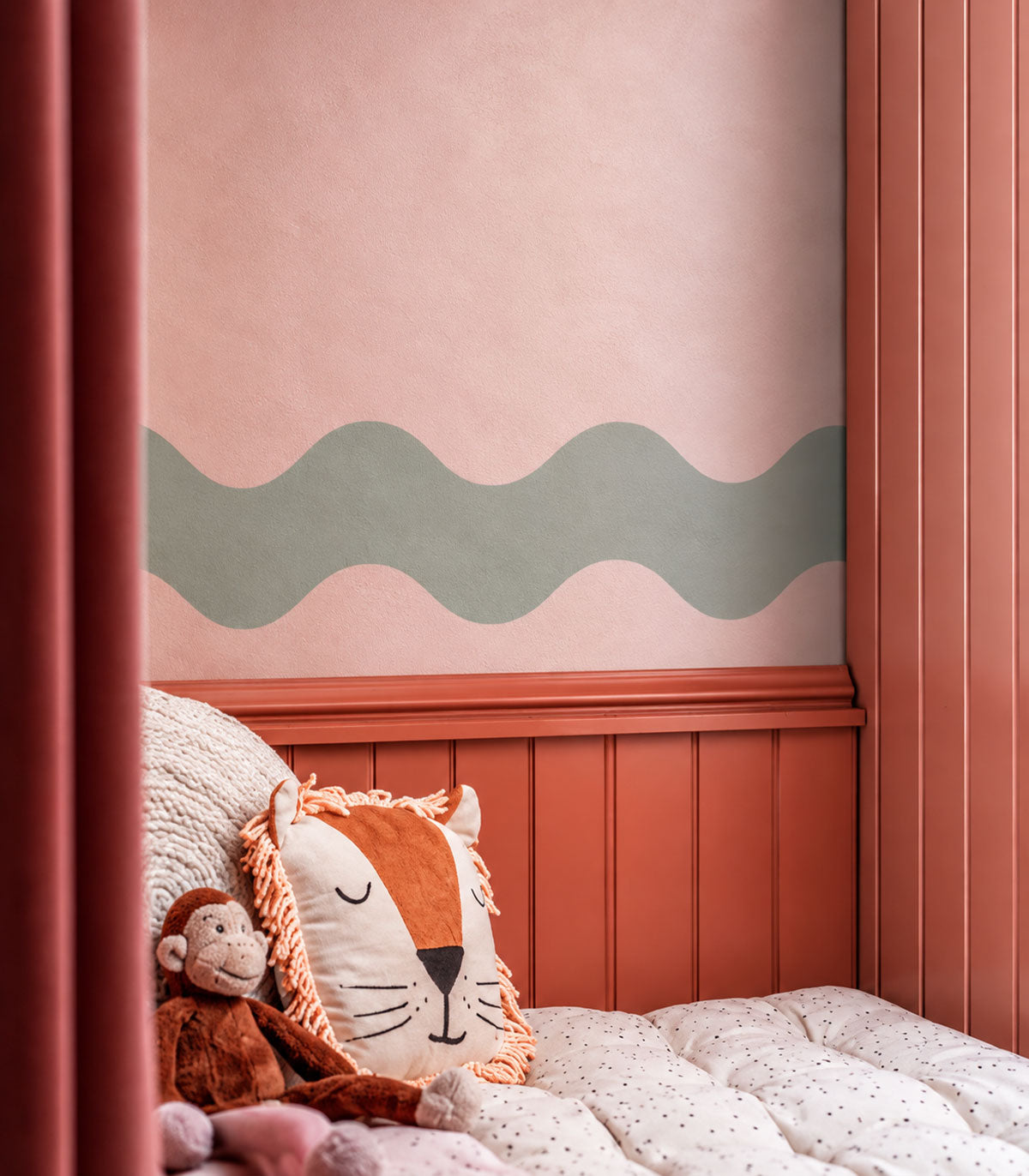 Border Double Wave Calm Sea Glass