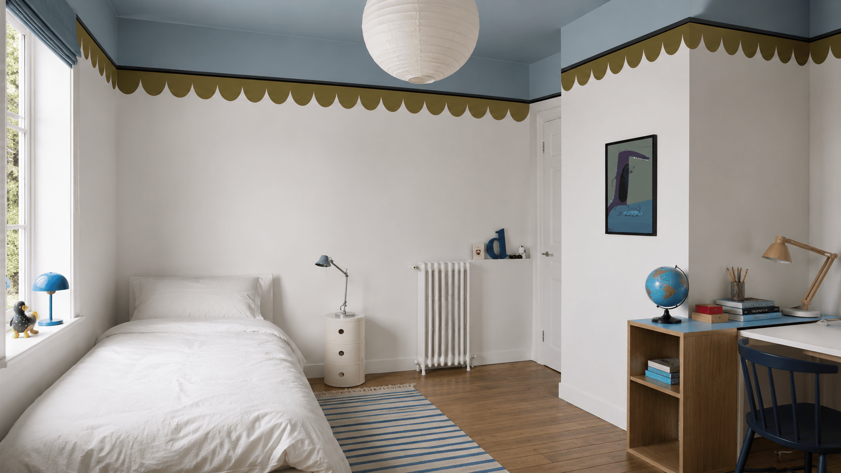Border Seashell Golden Brown - Wallcolors®