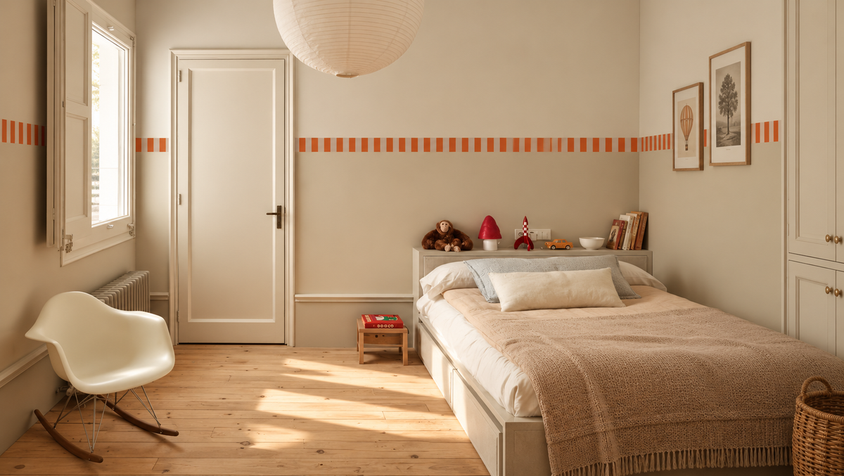 Border Stripe Terracotta