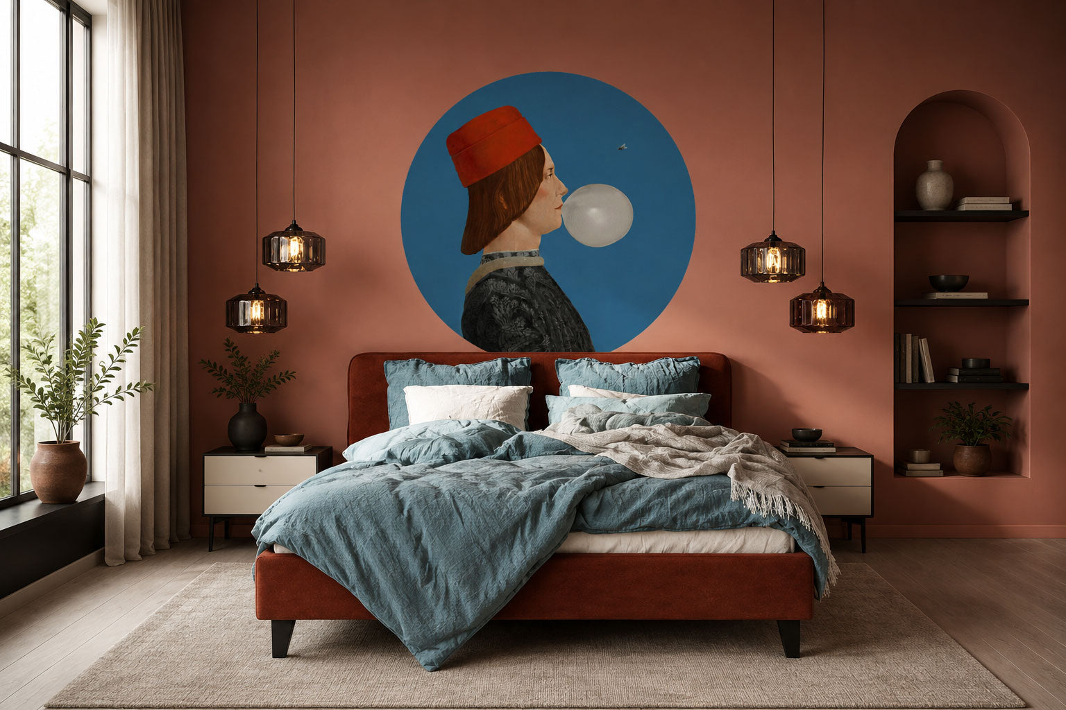 Dots Boy con chicle azul