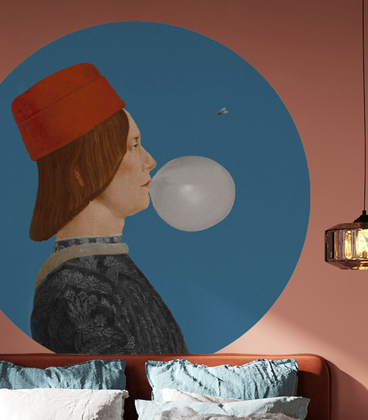 Dots Boy with Bubble Gum blue