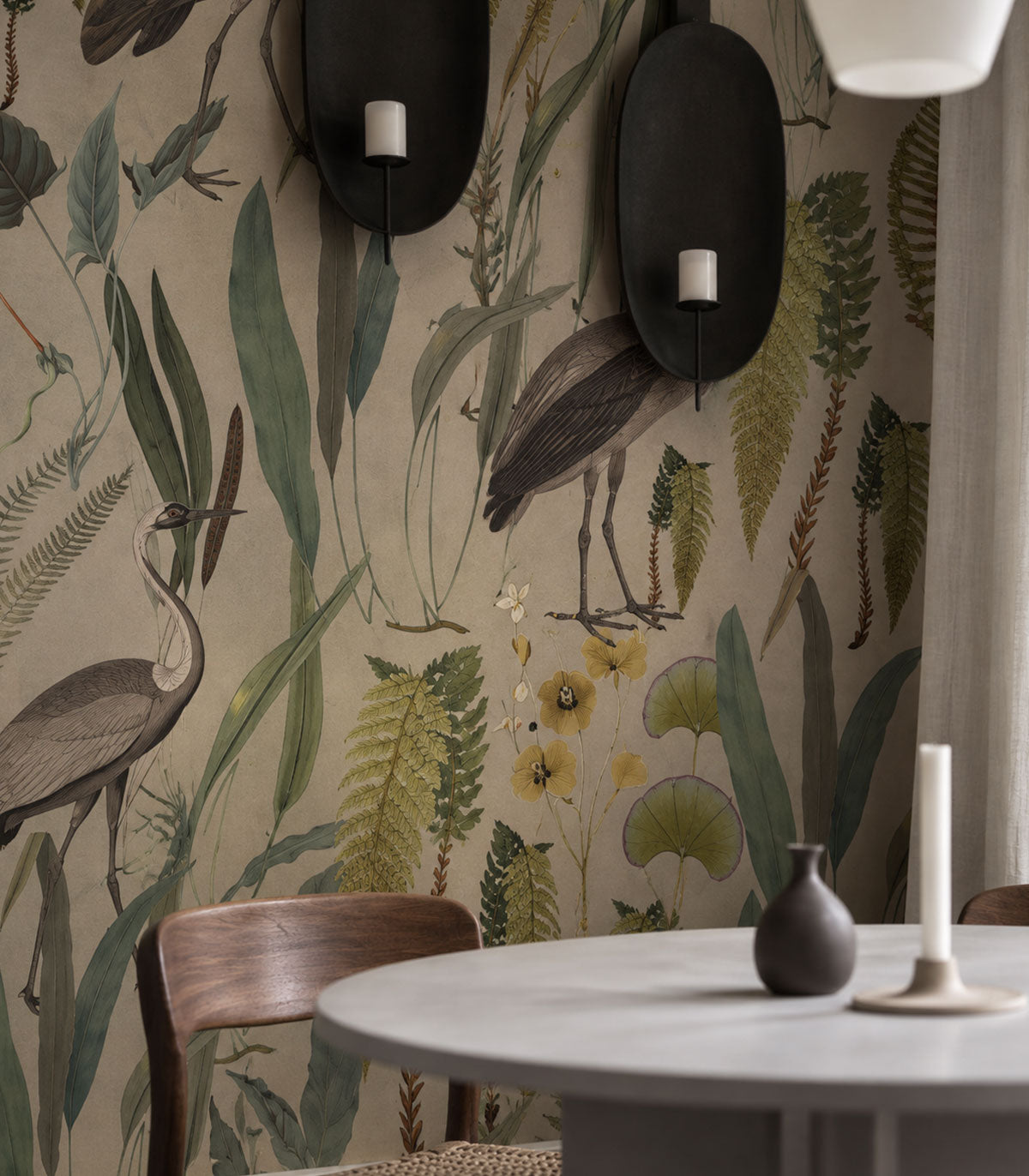 Wallpaper Calm Heron Beige