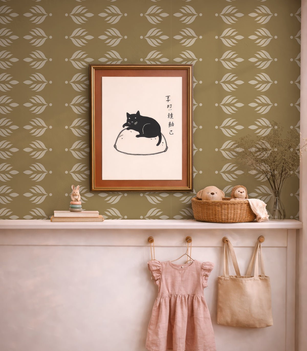 Tapeta Cottage Bloom Deep - Wallcolors®