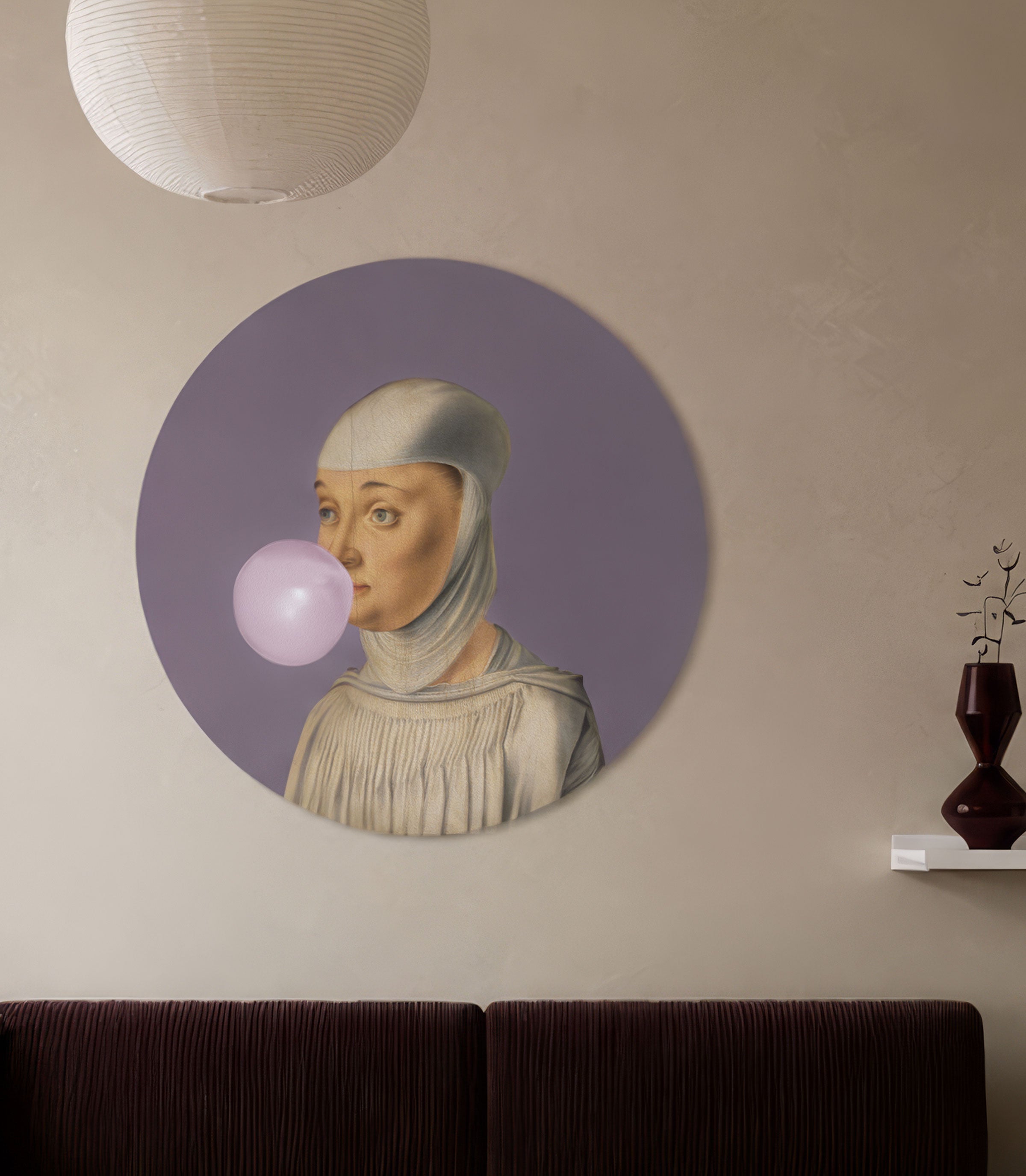 Dots Woman with Bubble Gum Lavender