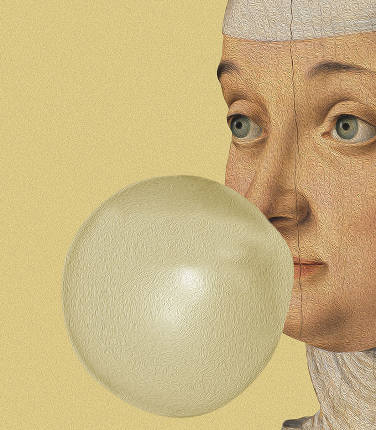 Dots Mujer con Chicle Azul
