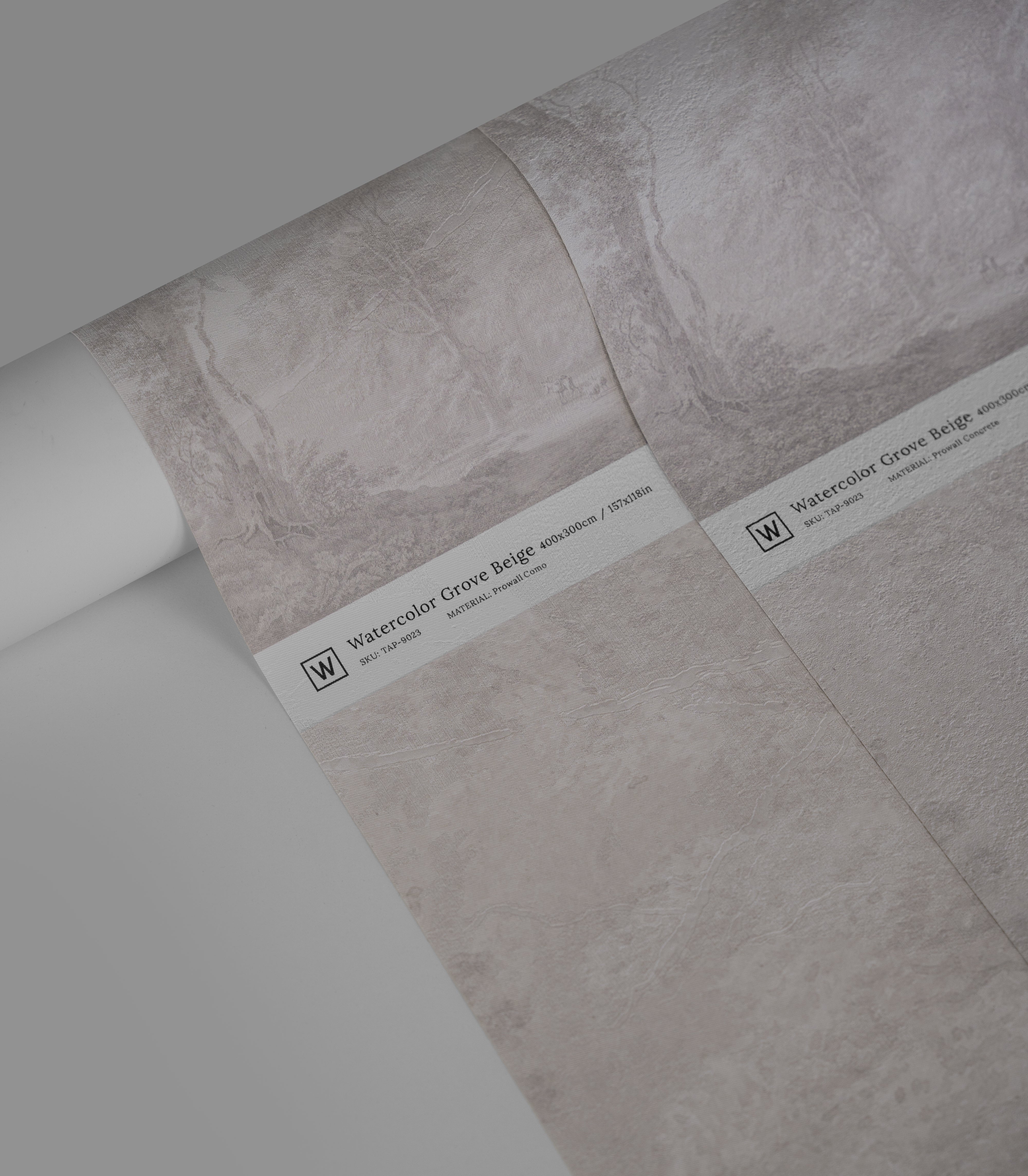 Wallpaper Watercolor Grove Beige