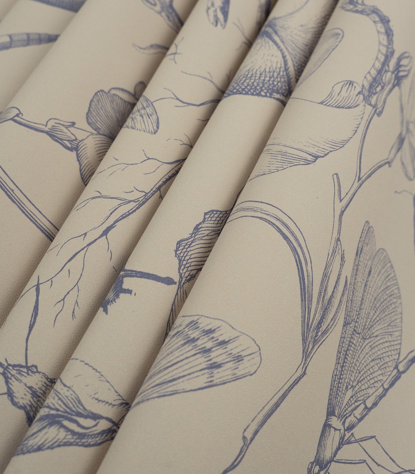 Tapete Vintage botanic blue