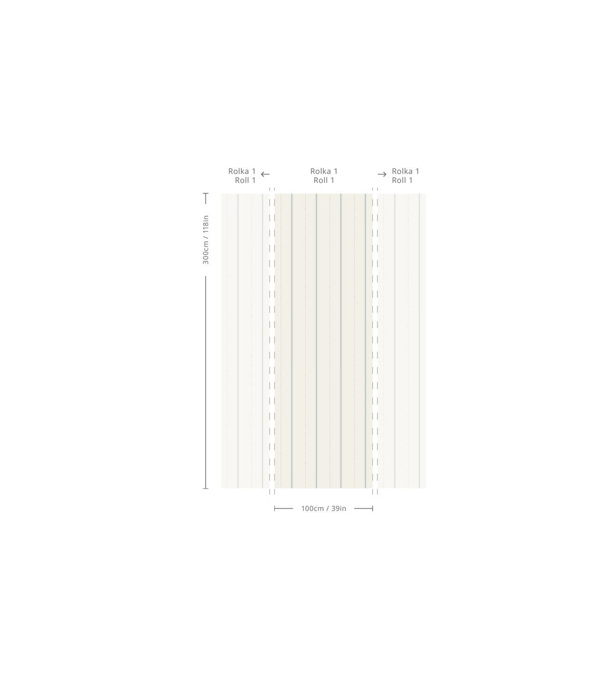 Tapeta Heritage Stripe - Wallcolors®